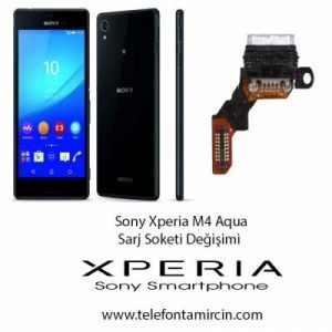 Sony Xperia M4 Aqua Şarj Soketi Değişimi