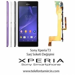 Sony Xperia T3 Şarj Soketi Değişimi