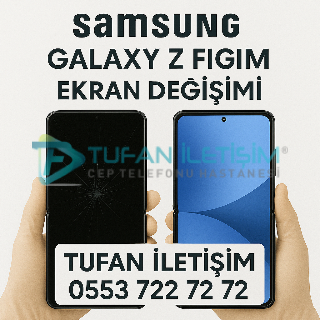 Samsung Galaxy Z Flip 6 Küçük Ön Cam Değişimi