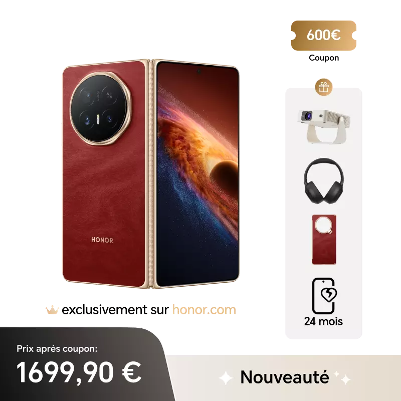 HONOR Magic V6 ön ve arka görünüm