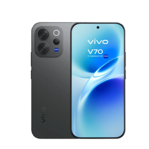 Vivo V70 siyah ön ve arka görünüm