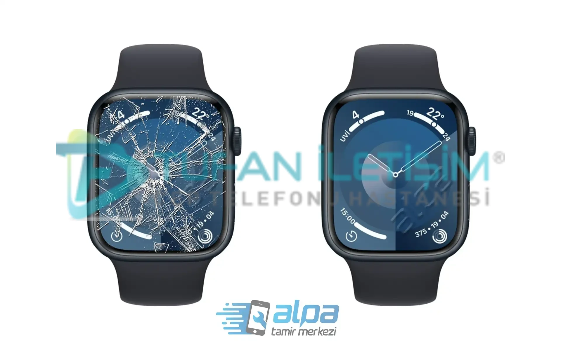 Apple Watch S9 45MM Ekran Değişimi - Görsel 2