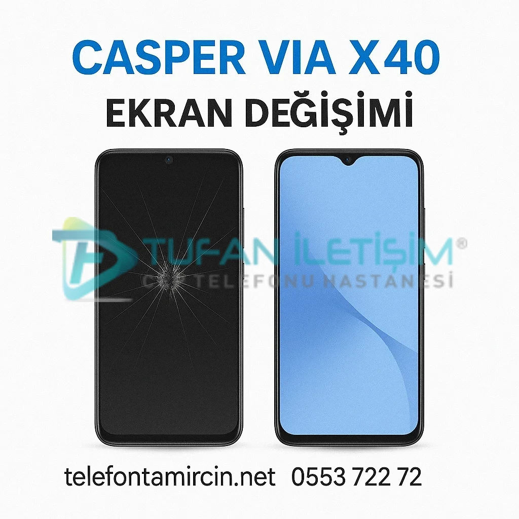 Casper Via X40 Ekran Değişimi