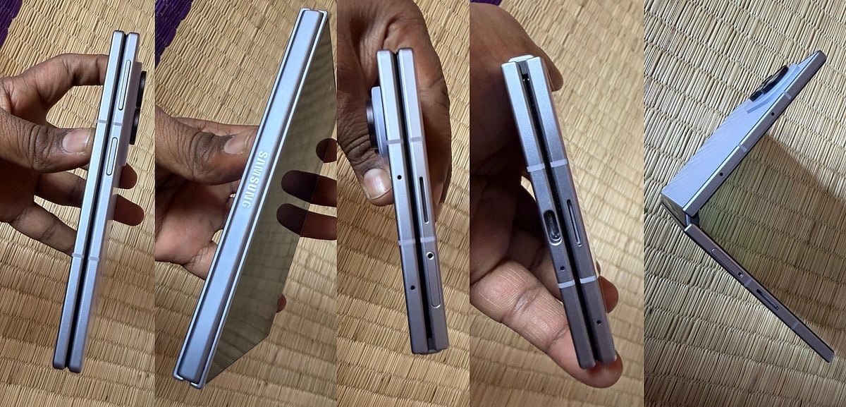 Samsung Galaxy Z Fold 8 profesyonel fotoğraf ön ve arka görünüş