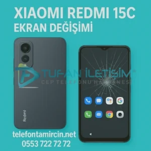 Xiaomi Redmi 15C Cam Değişimi