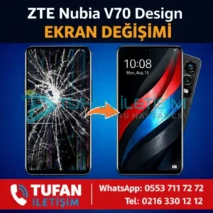 Zte Nubia V70 Design Ekran Değişimi